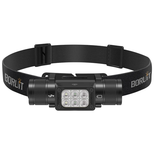 Boruit HP360 IP66 Waterproof Rechargeable Headlamp | Altrek