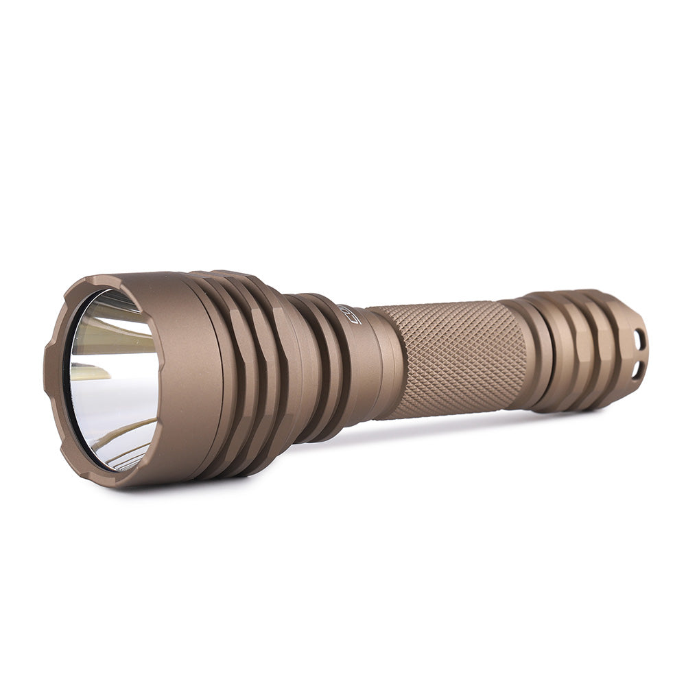 Convoy C8+ SFT-42R 5000K 10A Buck LED Flashlight – Tan
