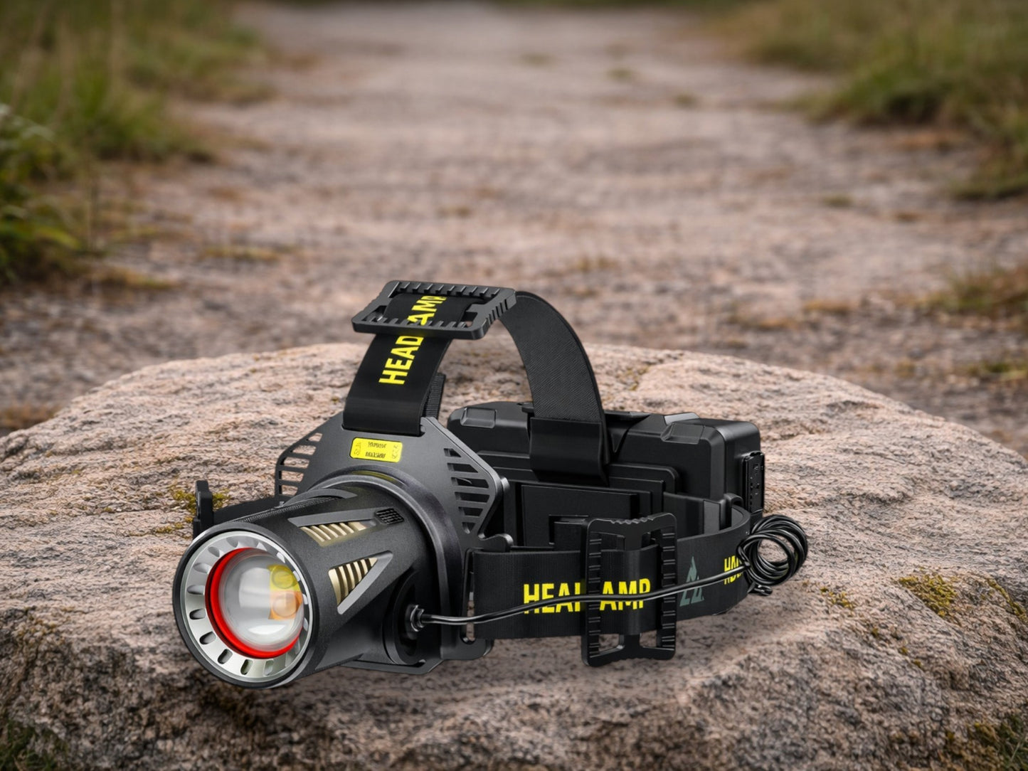 Altiro HL360P Zoom Head Torch – High Power, 1000 Lumens, USB Rechargeable