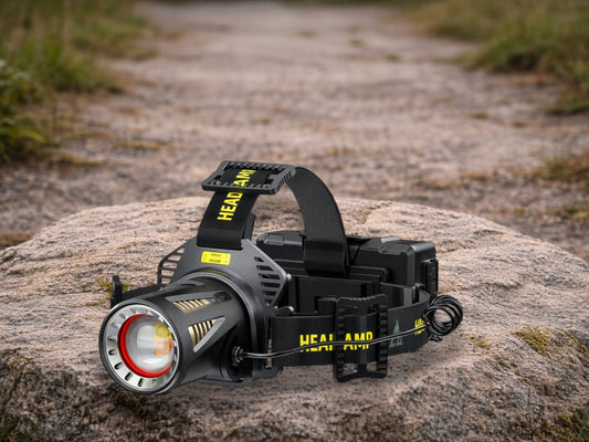 Altiro AH610 Powerful Zoom Headlamp 1000 Lumens – USB-C Rechargeable, IPX5 Waterproof