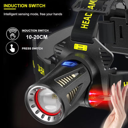 Altiro HL360P Zoom Head Torch – High Power, 1000 Lumens, USB Rechargeable