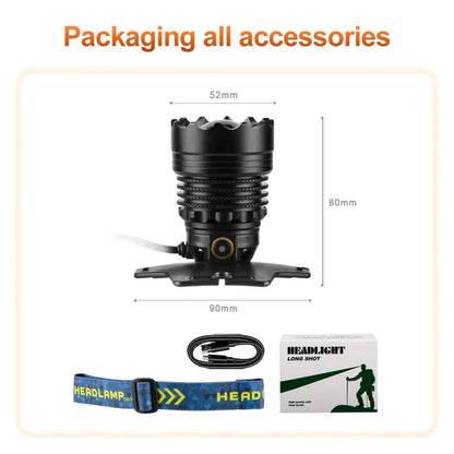 ALPINLUX HL-45W ZX HIGH-PERFORMANCE OUTDOOR HEADLAMP