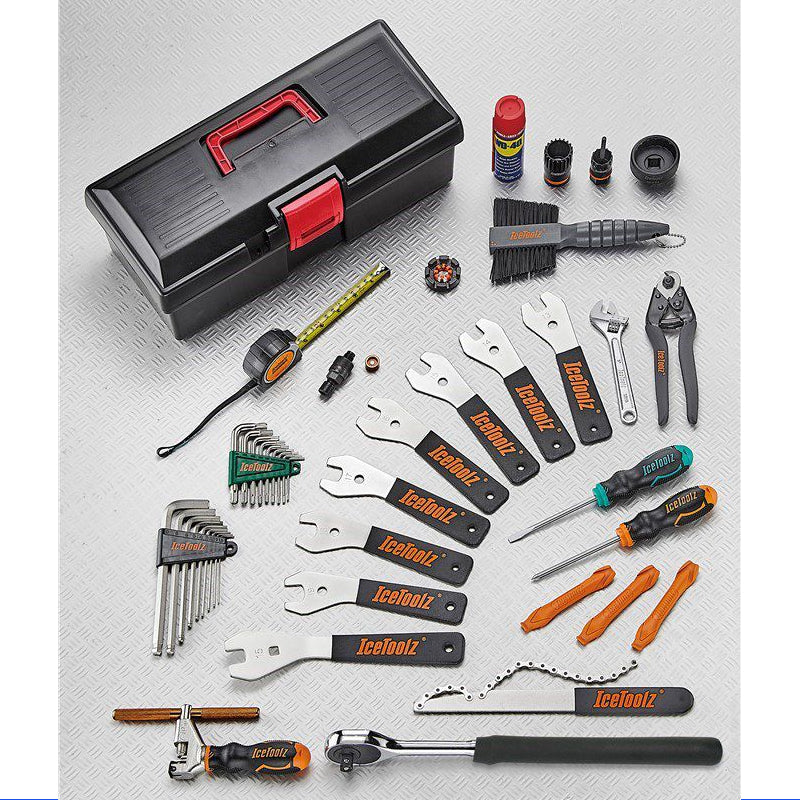 IceToolz Advanced Mechanic Tool Kit - 26 Piece Bike Repair Set