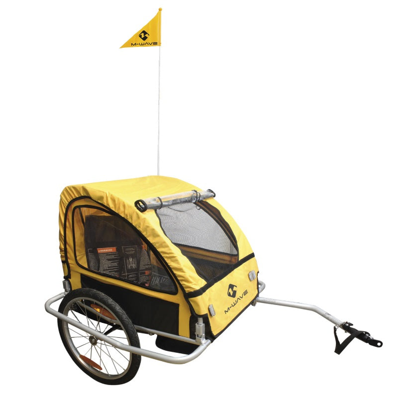 M-Wave Stalwart Kid Easy Child Bike Trailer - Safe & Comfortable