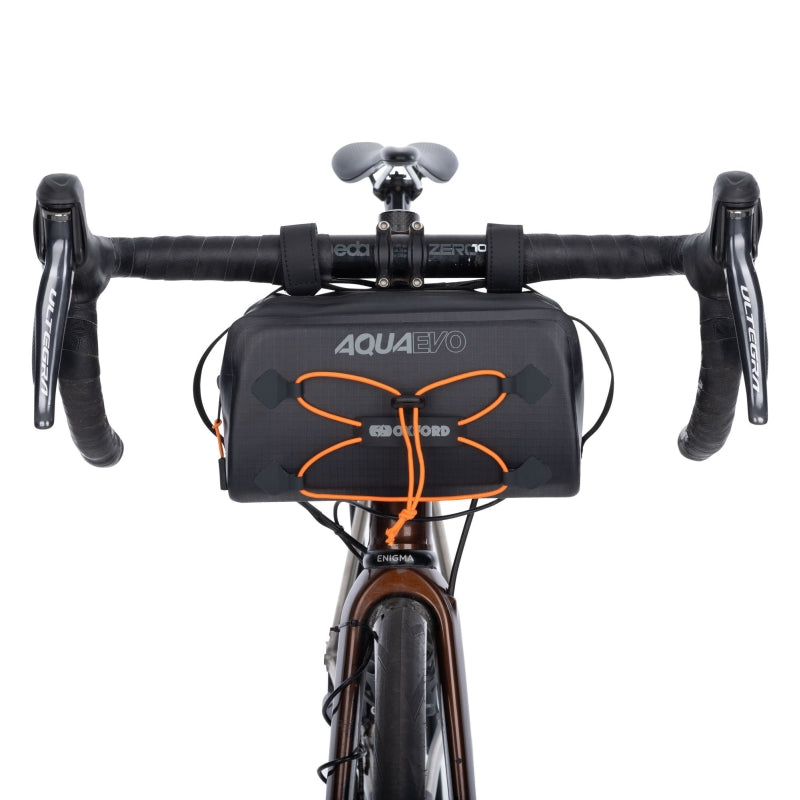 Oxford Aqua Evo Adventure Daytripper Pack Black - Waterproof Bike Bag