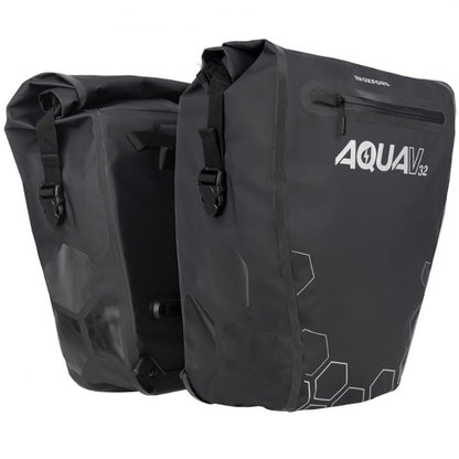 Oxford Aqua V32 Waterproof Double Pannier Bag - 32L Bike Pannier