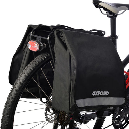 Oxford C20 Double Pannier Bag - 20L Bike Panniers with Quick Release