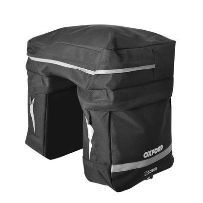 Oxford C35 Triple Pannier Bag - 35L Bike Panniers with Quick Release