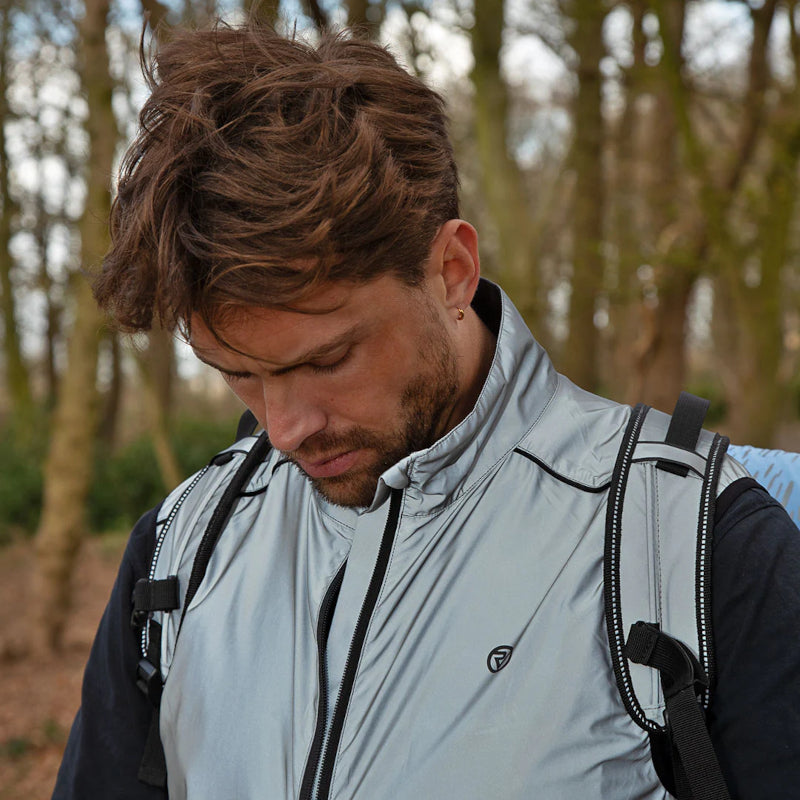 Proviz Reflect360 Active Men's Gilet - High Visibility Cycling Vest Black