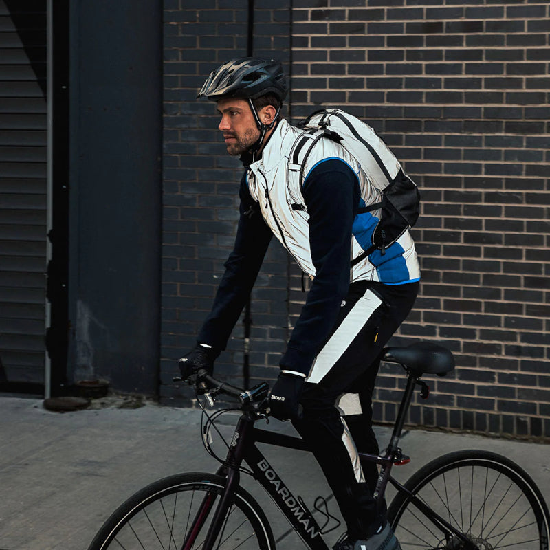 Proviz Reflect360 Active Men's Gilet - 360° Reflective High Visibility Cycling Vest Blue