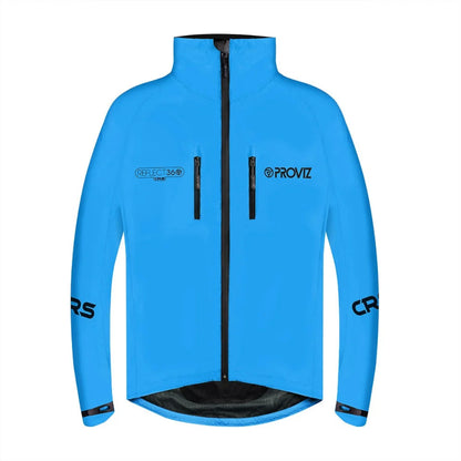 Proviz Reflect360 CRS Men's Cycling Jacket - 100% Reflective Waterproof Blue