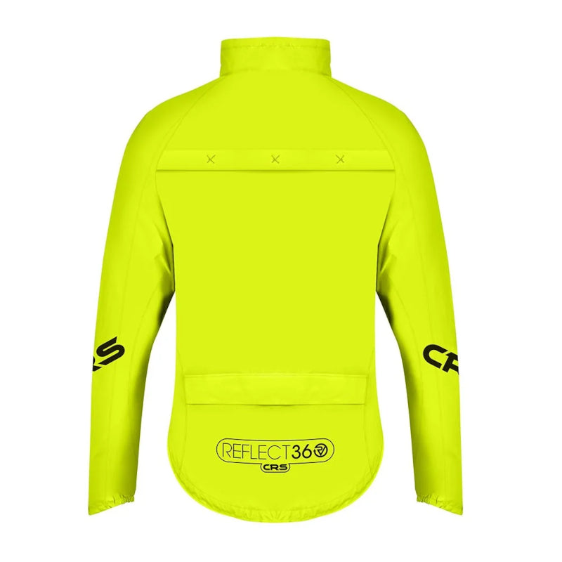 Proviz Reflect360 CRS Men's Cycling Jacket - 100% Reflective Waterproof Yellow