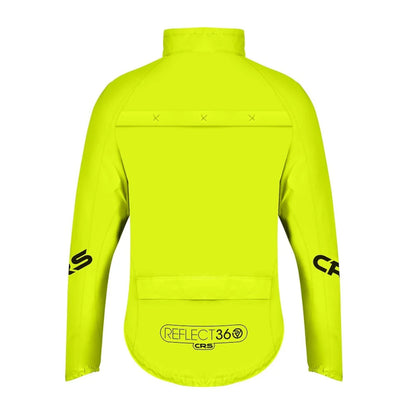 Proviz Reflect360 CRS Men's Cycling Jacket - 100% Reflective Waterproof Yellow