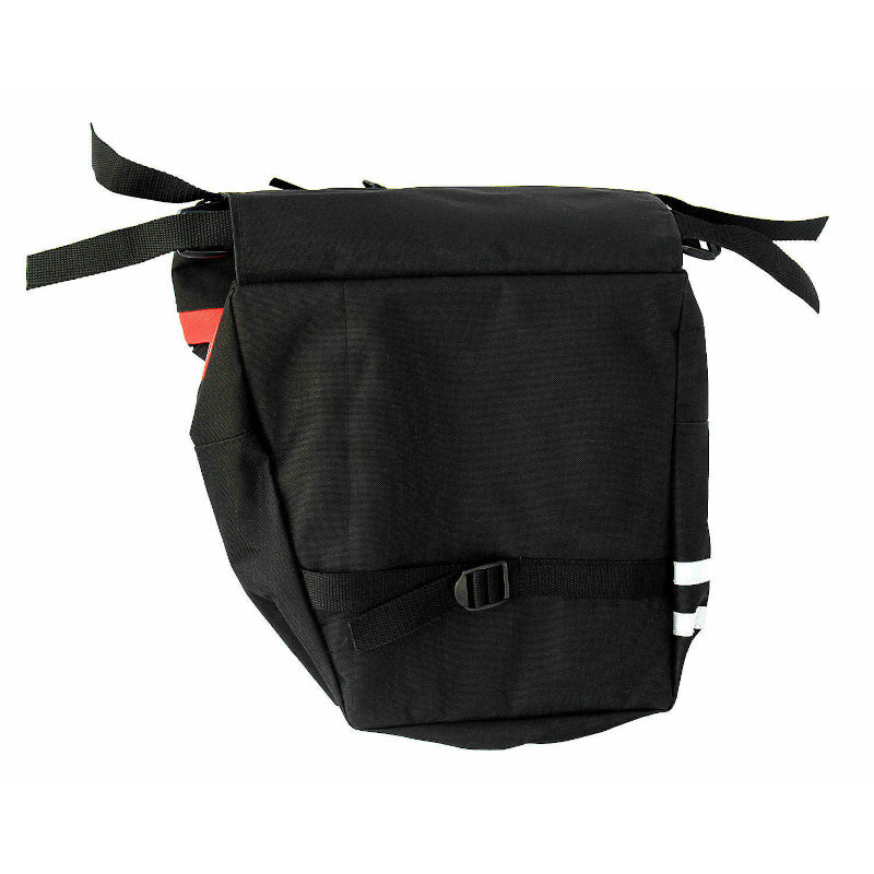 Shakeland Double Pannier Bag Red/Black - 20L Bike Panniers