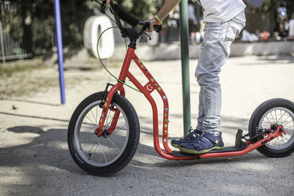 Yedoo Wzoom Emoji Scooter 16/12" Red