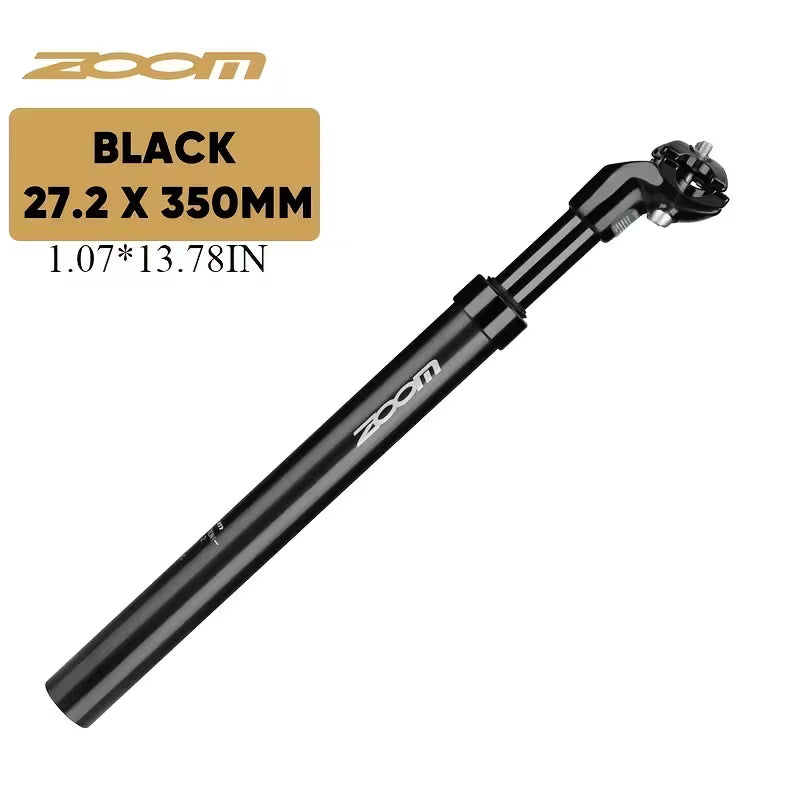 ZOOM Aluminum  Bicycle suspension Seat post 27.2 x 350