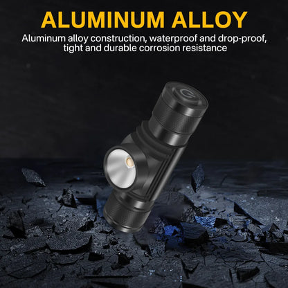 Altiro AT0628 Rechargeable LED Headlamp – 1000 Lumens, USB-C, Removable 18650