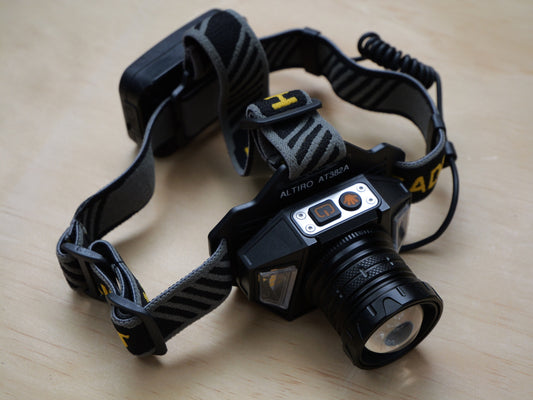 Altiro AT382A Motion Sensor LED Headlamp – USB-C Rechargeable, 500 Lumens