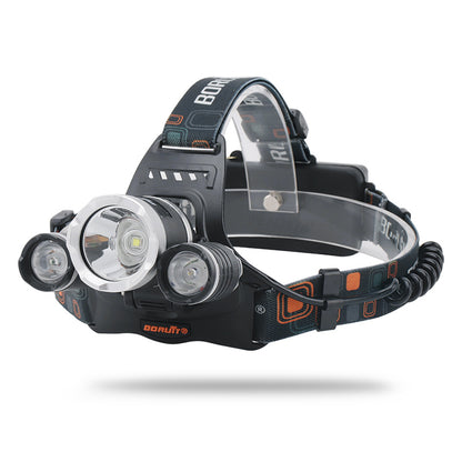 BORUiT RJ-3000 LED Headlamp – USB-C Rechargeable, High-Output